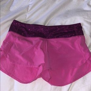Lululemon speed up shorts
